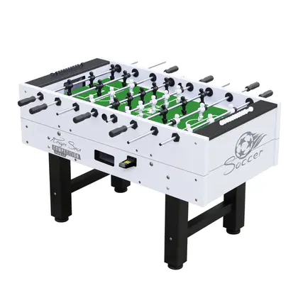 Knight Shot ST179 Commercial Coin-Operated Foosball Table- White
