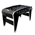 Knight Shot ST201 Home Foosball Table with Black and Silver Players