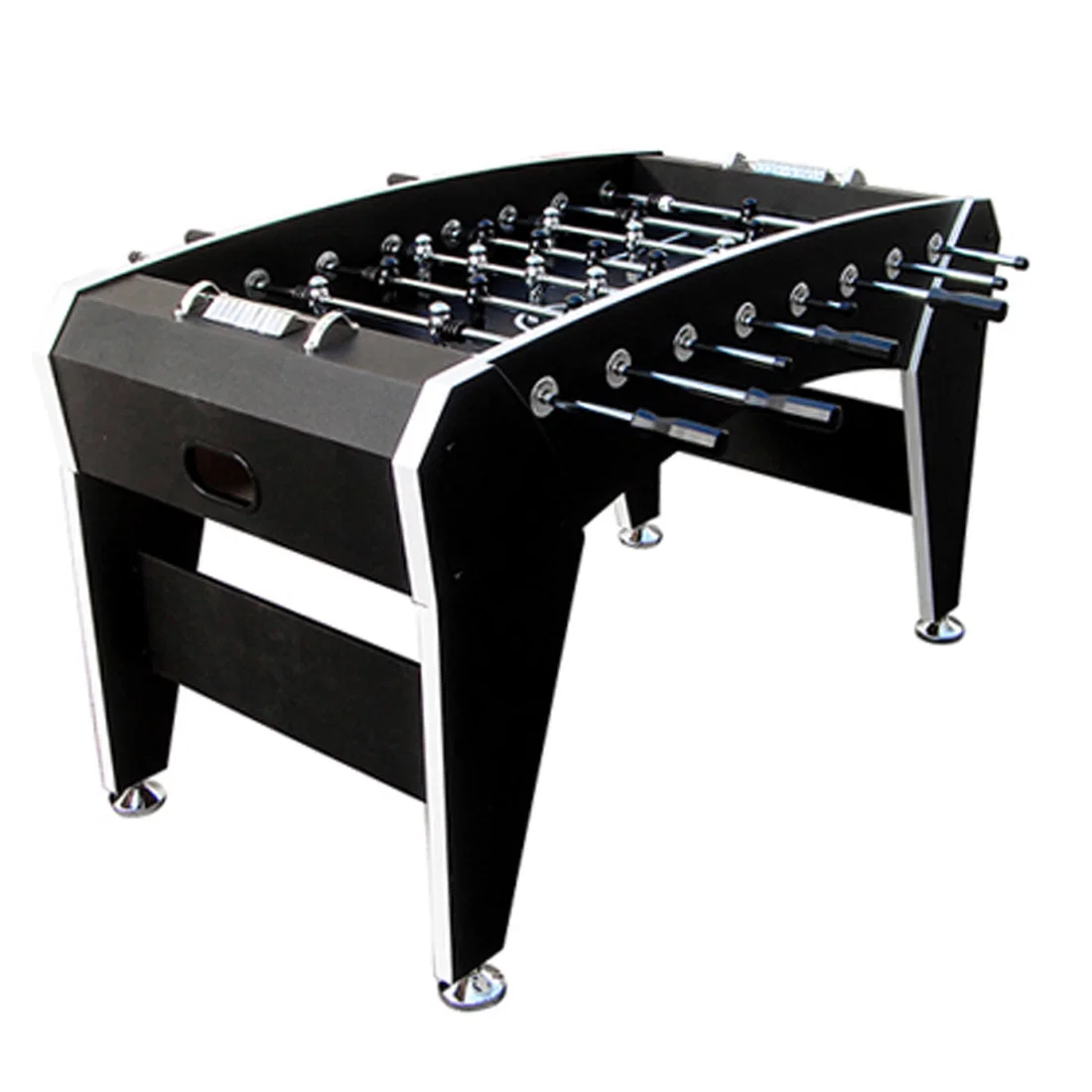 Knight Shot ST201 Home Foosball Table with Black and Silver Players