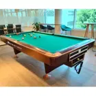 ليلة شوت طاولة بلياردو تجارية من تيربو سيليكت - Brown - 9FT