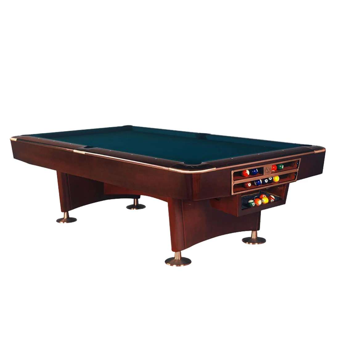 Knight Shot Turbo  Commercial Pool Table - Brown - 7FT