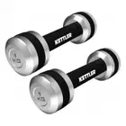 Kettler Chrome Dumbbells - 2X3 Kg