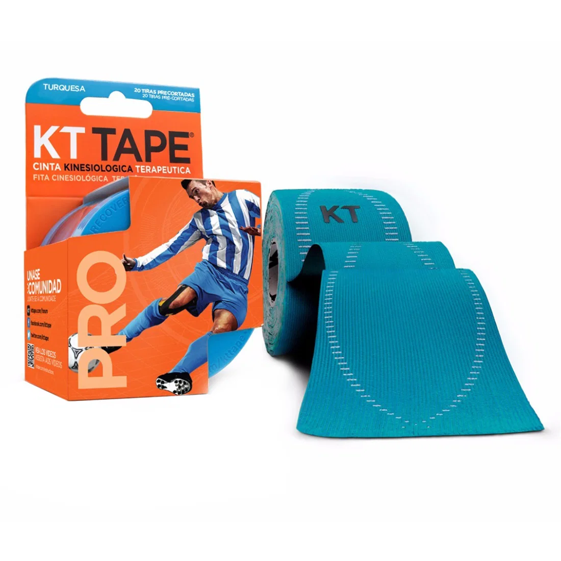 KT TAPE Pro PreCut 20 Strip - Laser Blue