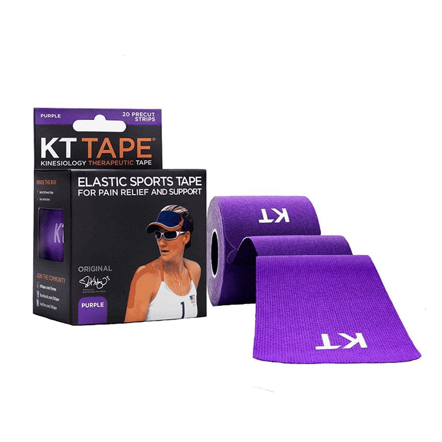 KT TAPE Original PreCut 20 Strips Purple