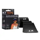 KT TAPE Original Cotton 20 PreCut 10 inch Strips Black
