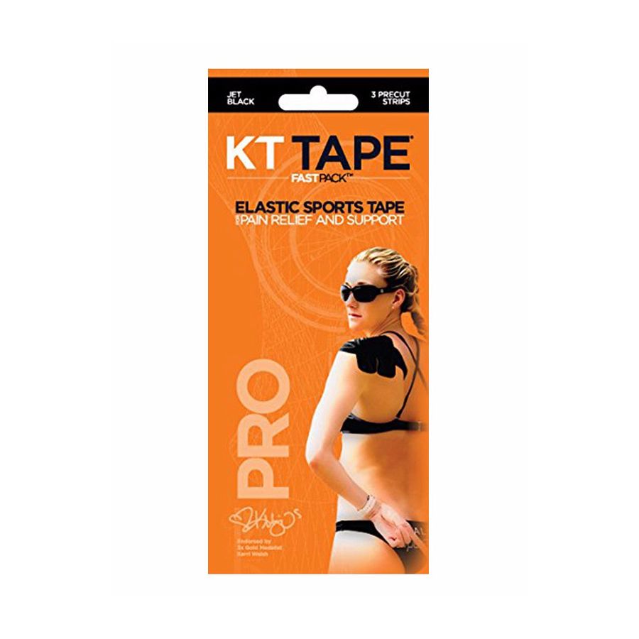 KT TAPE Pro 3 PreCut Strips Black
