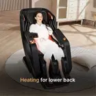 Nourest Lion 4D Dual Core Luxury Full Body Massage Chair with Health Detection - Black