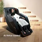 Nourest Lion 4D Dual Core Luxury Full Body Massage Chair with Health Detection - Black