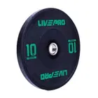 Livepro Black Bumper Plate - 10 Kg