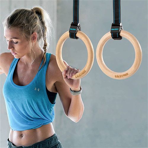 Livepro Wood Gym Ring