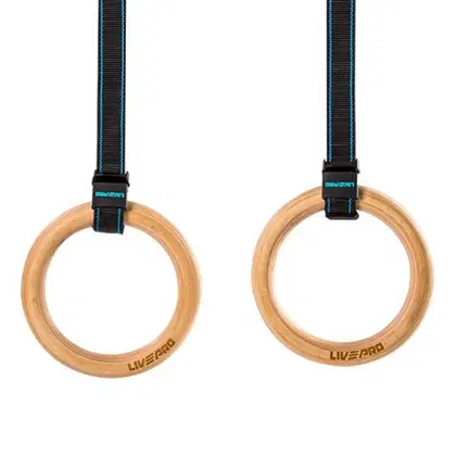 Livepro Wood Gym Ring