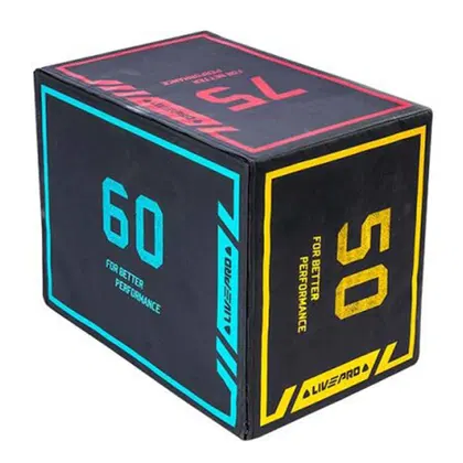 Livepro 3-In-1 Pro Duty Soft Plyometric Box