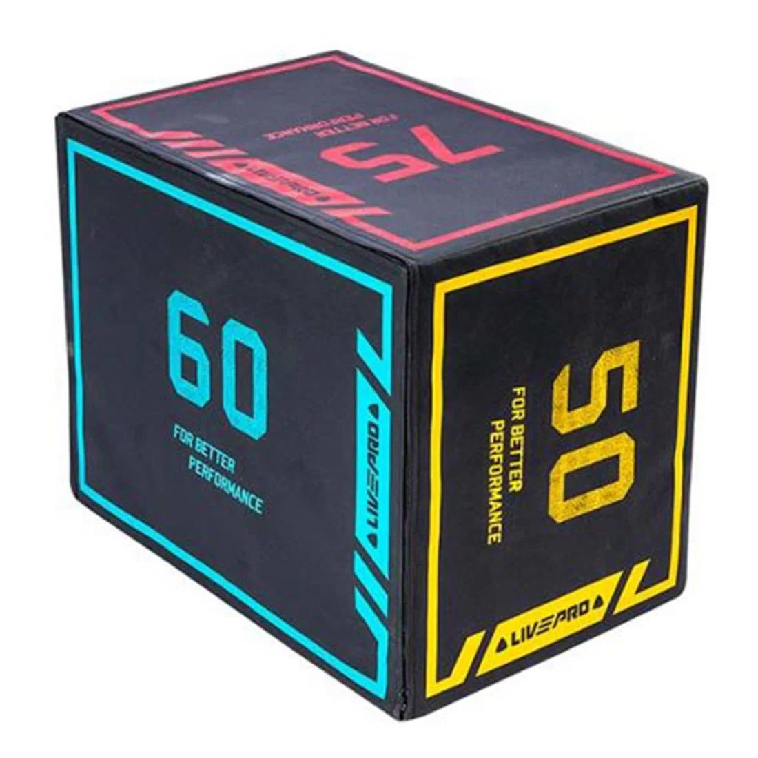 Livepro 3-In-1 Pro Duty Soft Plyometric Box