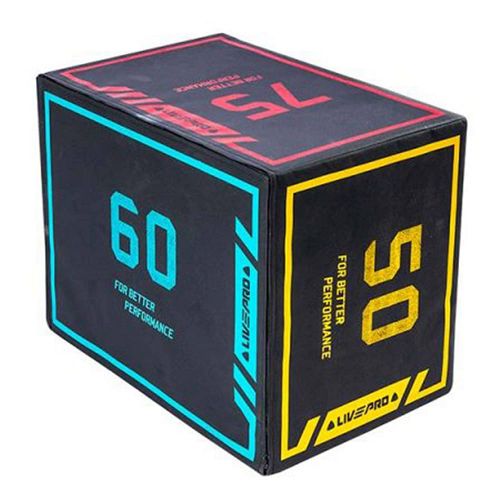 Livepro 3-In-1 Pro-Duty Soft Plyometric Box