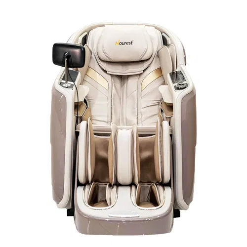 Nourest Luna 4d Dual Core Roller Massage Chair with Seperate Leg Massage Control-Beige