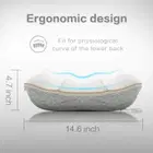 Aront Lumbar Back Neck Support Kneading Massager Pillow