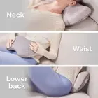Aront Lumbar Back Neck Support Kneading Massager Pillow
