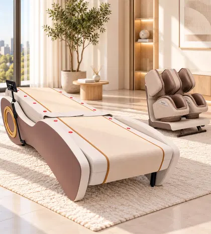 Nourest M5 Professional Spine Therapy Massage Bed with Jade Stone Rollers