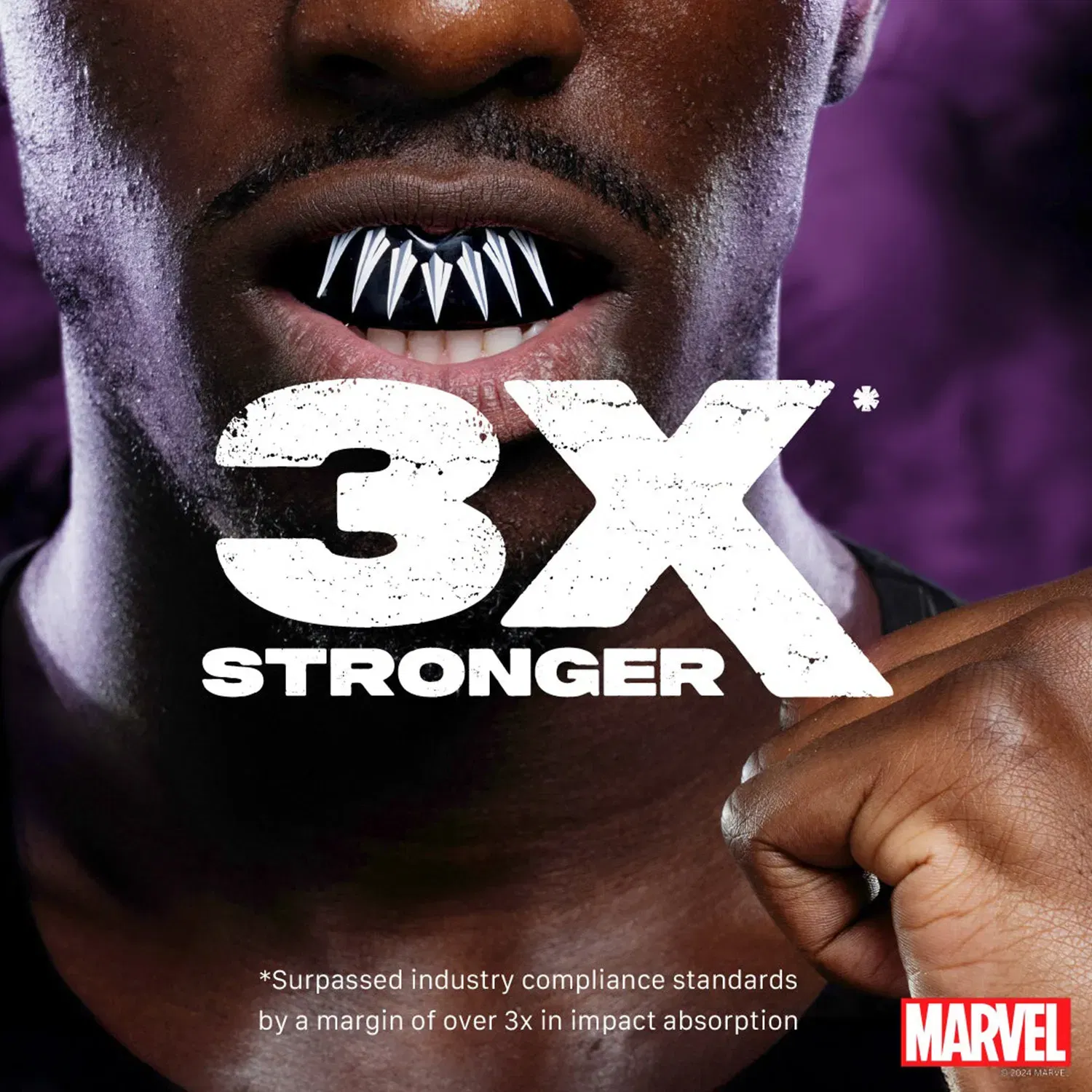 SAFEJAWZ Marvel The Black Panther Mouthguard Adults (12+)