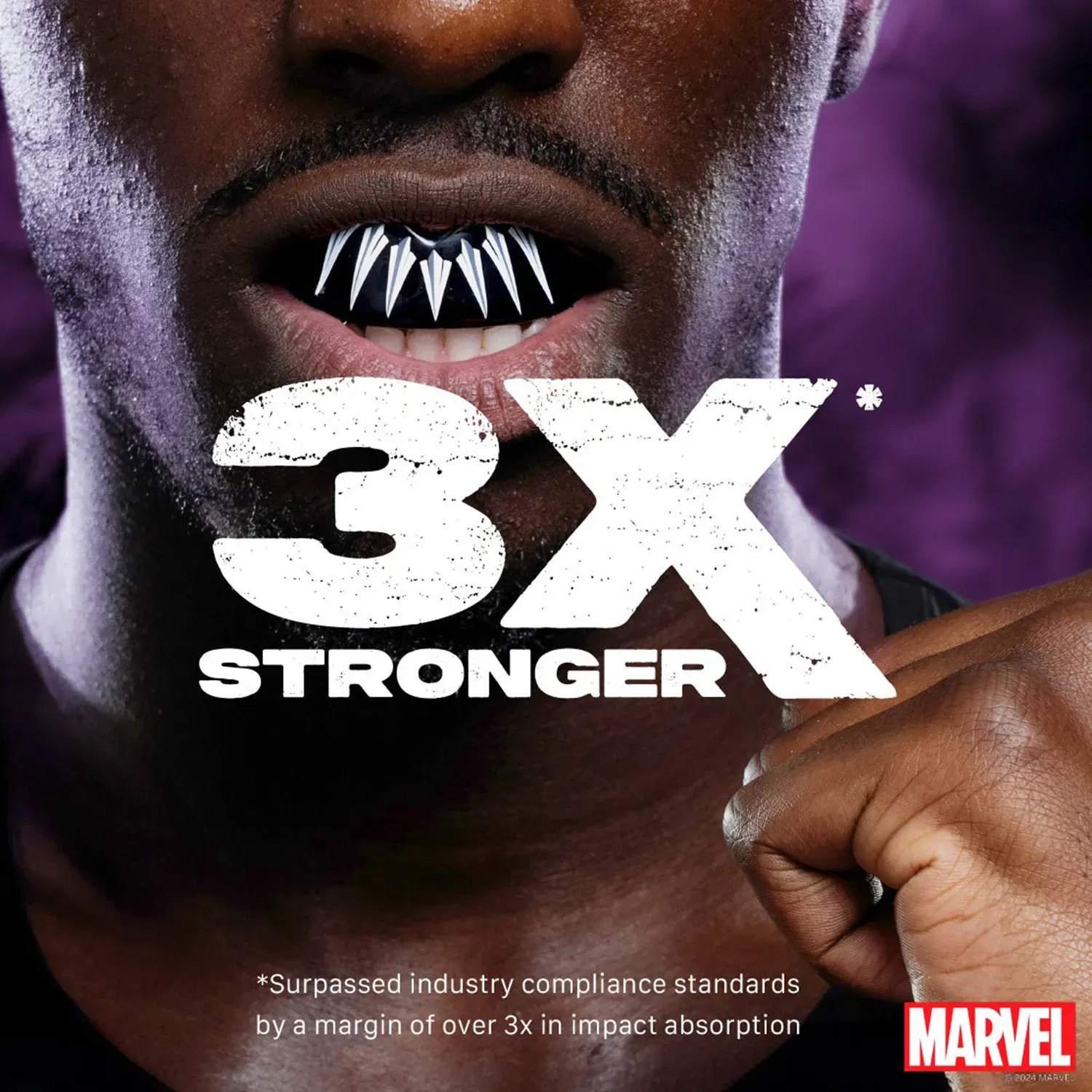 SAFEJAWZ Marvel The Black Panther Mouthguard Junior (>11)