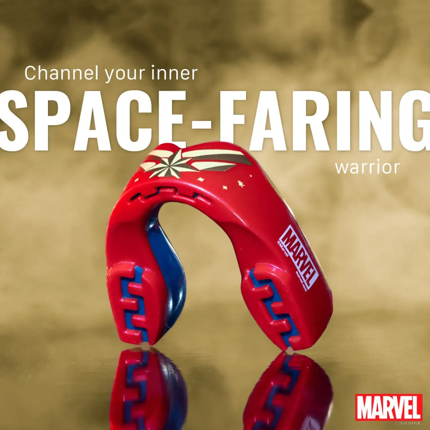 SAFEJAWZ Marvel Captain America Mouthguard Adults (12+)