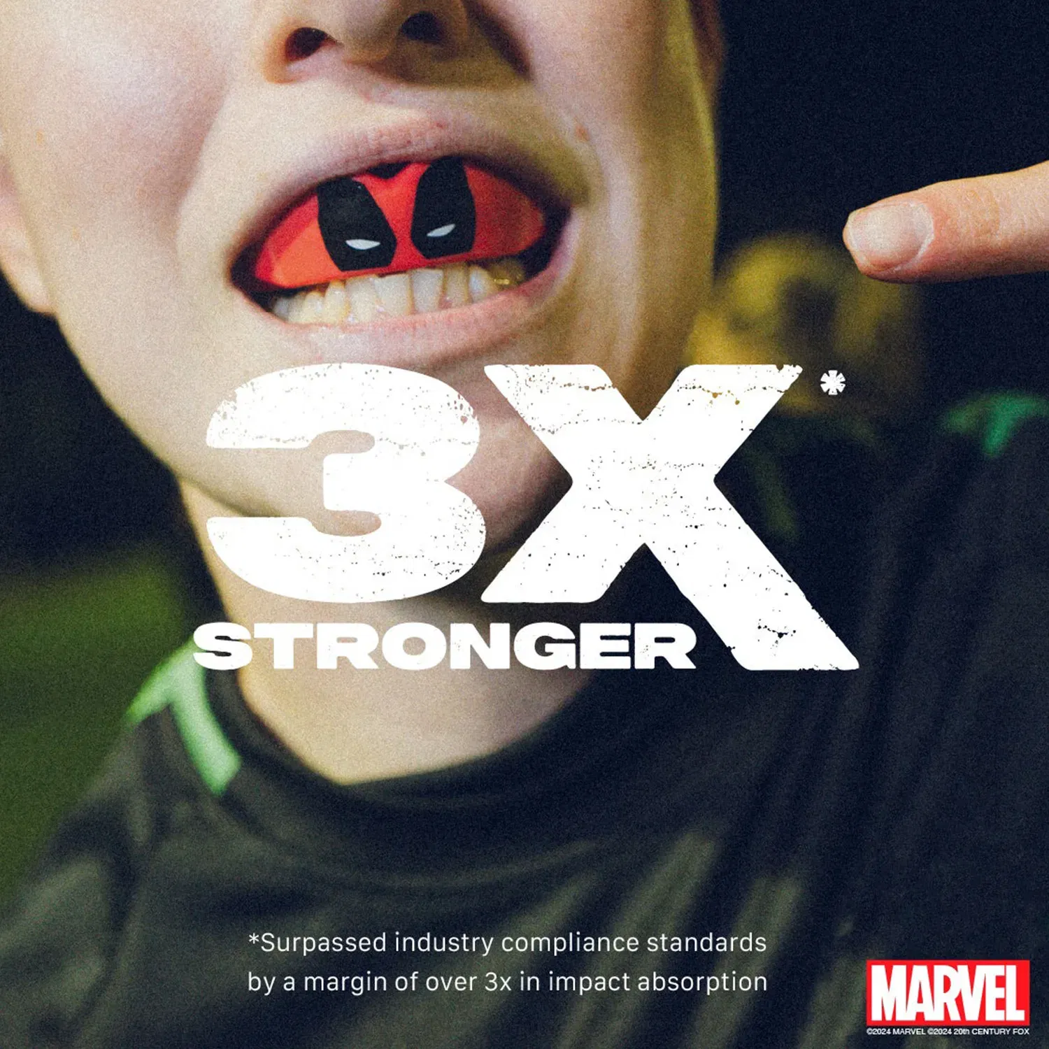 SAFEJAWZ Marvel Deadpool Mouthguard Adults (12+)