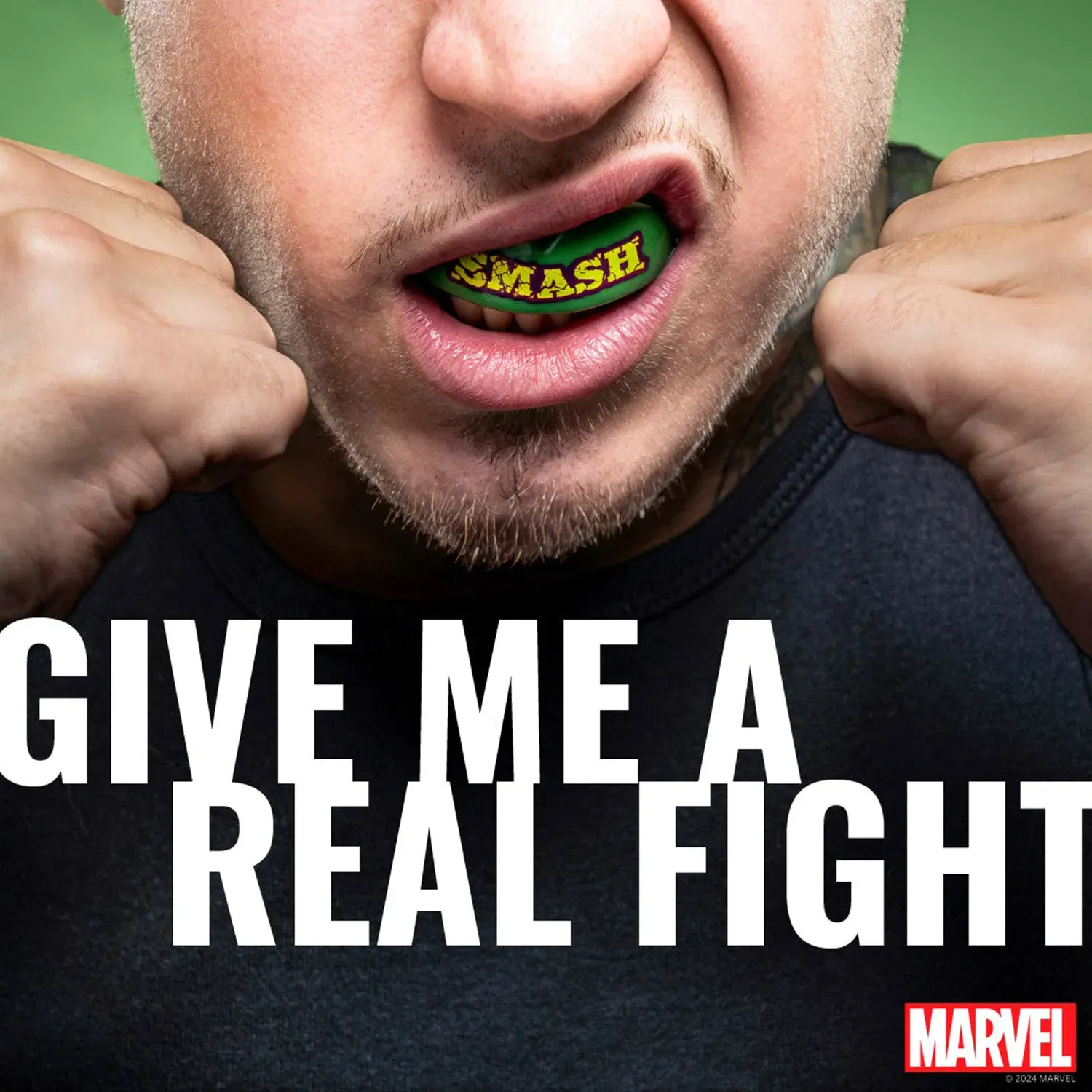 SAFEJAWZ Marvel The Hulk Mouthguard Junior (>11)
