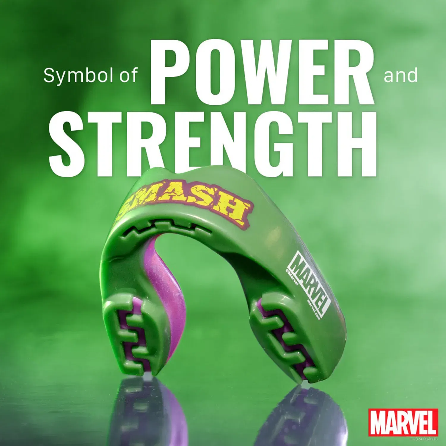 SAFEJAWZ Marvel The Hulk Mouthguard Adults (12+)