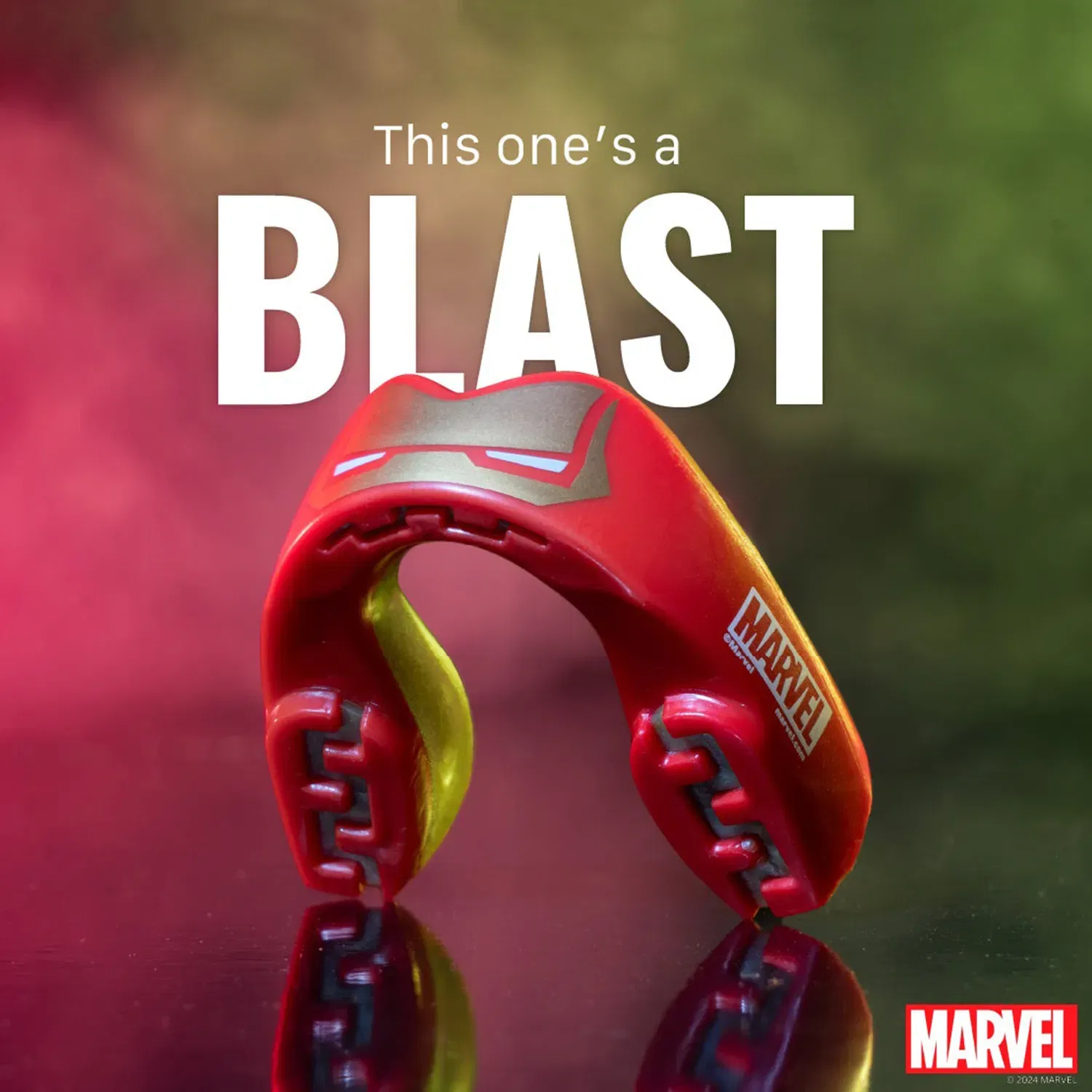 SAFEJAWZ Marvel Iron-Man Mouthguard Junior (11>)