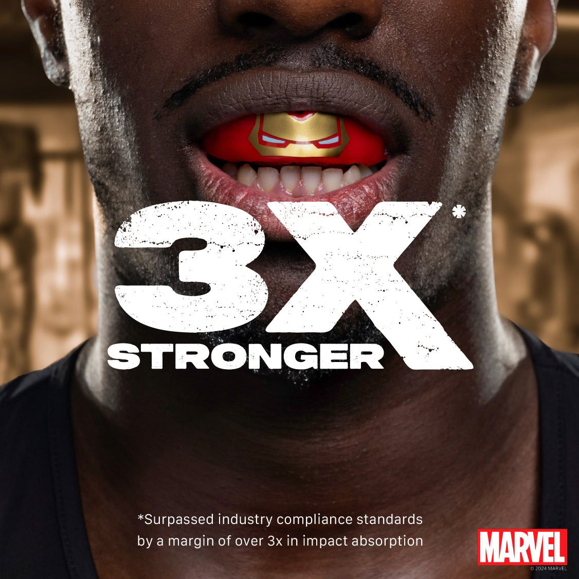 SAFEJAWZ Marvel Iron-Man Mouthguard Adults (12+)