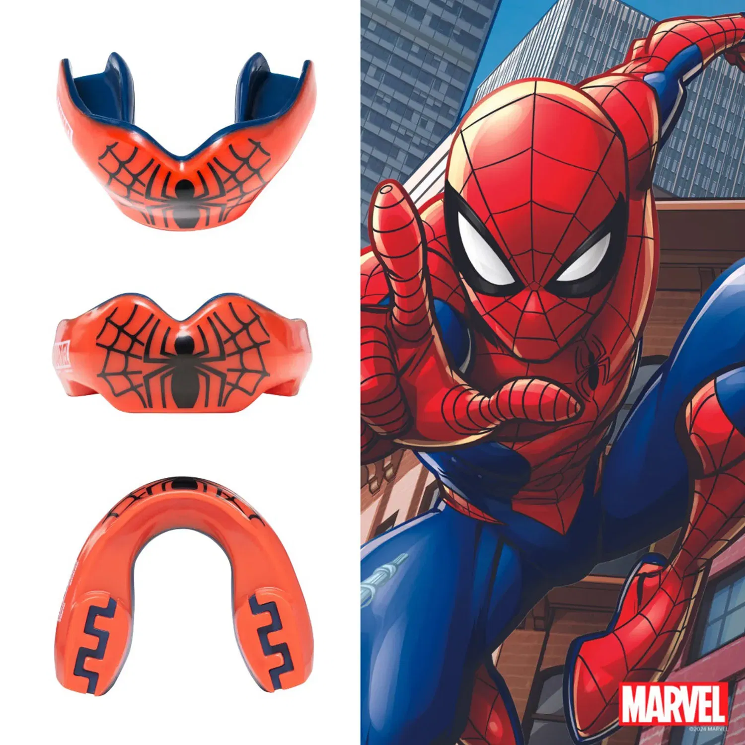SAFEJAWZ Marvel Ortho Spider-Man Mouthguard O/S