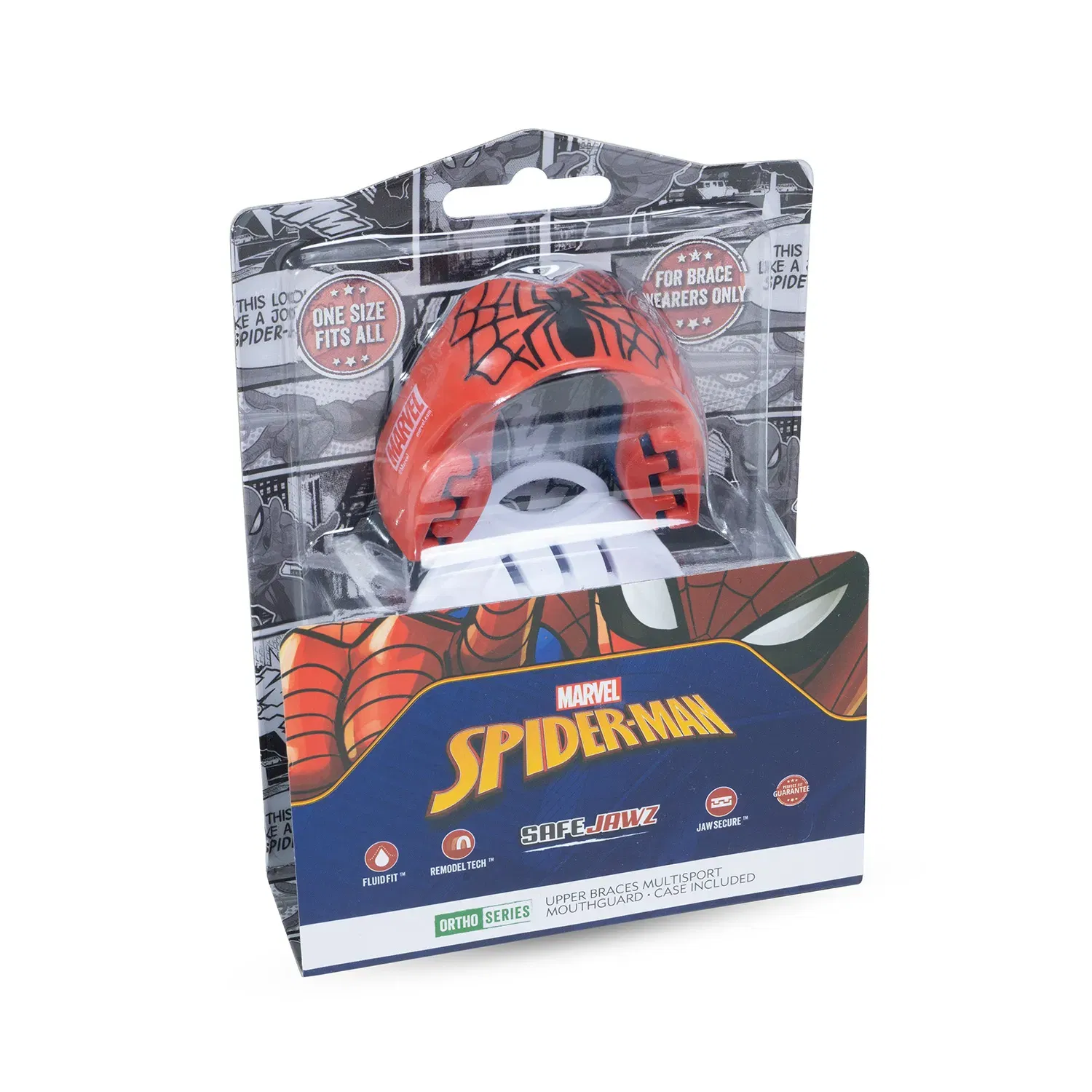 SAFEJAWZ Marvel Ortho Spider-Man Mouthguard O/S