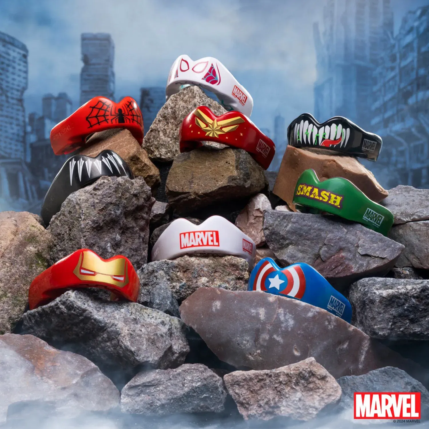 SAFEJAWZ Marvel Venom Mouthguard Junior (11>)