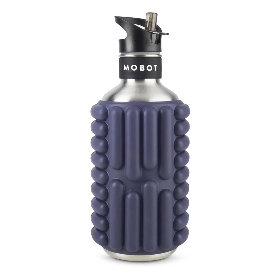 موبوت زجاجة مياه بيرثا فوم رولر من بيج - Purple - 1.18L