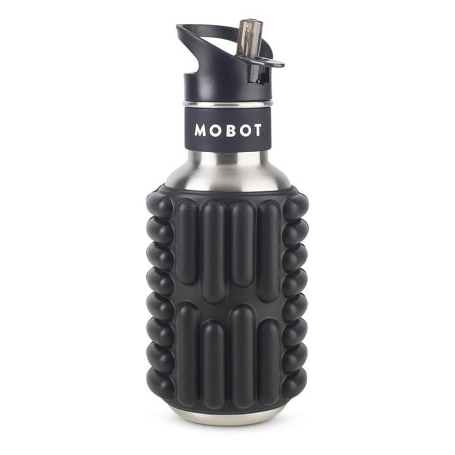 موبوت زجاجة ماء على شكل دوارة من الفوم المفرقعات النارية-Black-532.3ml