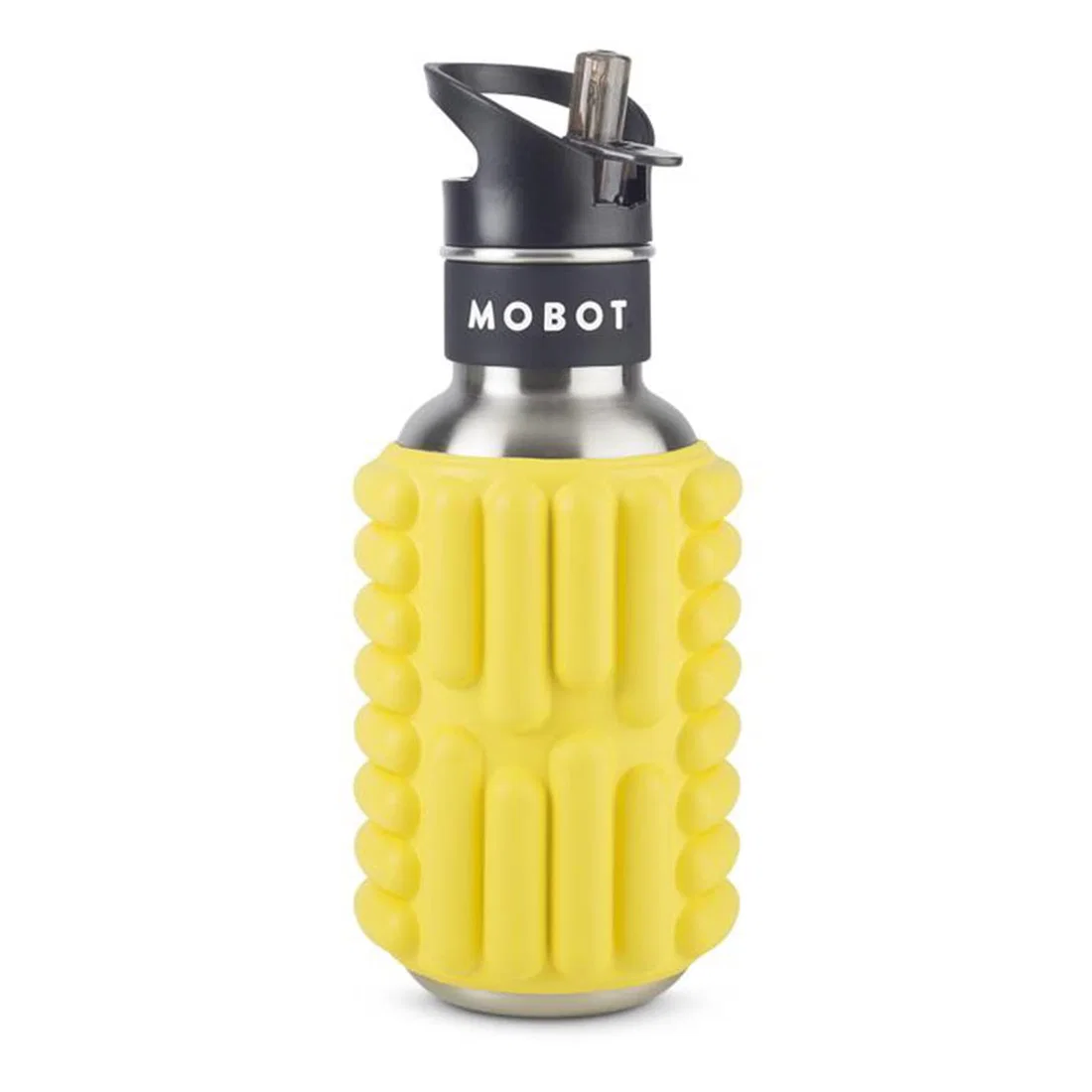Mobot Firecracker Foam Roller Water Bottle - Yellow - 532.3ml