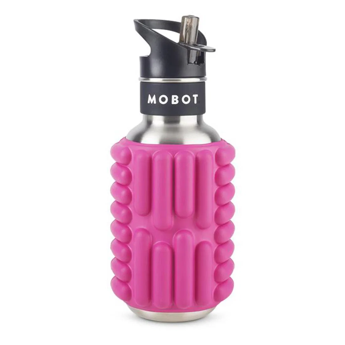 Mobot Firecracker Foam Roller Water Bottle - Pink - 532.3ml