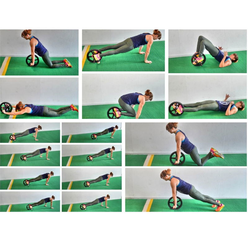 Ab Rollout Ab Roller Wheel With Foot Straps MD Buddy Ab Roller Or