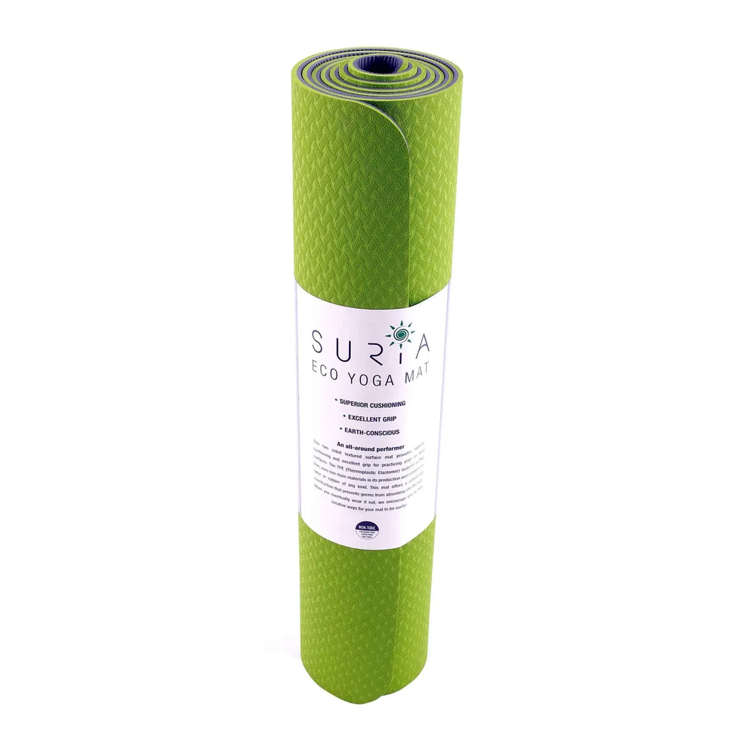 سوريا إيكو مات سماكة 6 ملم طول 72 بوصة - Green-Grey