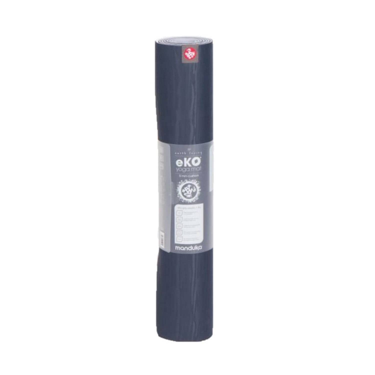 Manduka Eko Lite Yoga Mat 4mm Thickness 71 Inch Long - Midnight