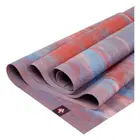 Manduka Eko Superlite Travel Yoga Mat 1.5 mm Thickness 71 Inch Long - Deep Coral Marbled