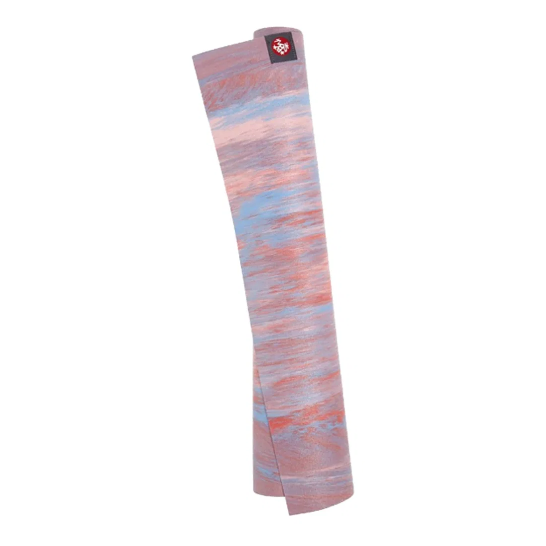 Manduka Eko Superlite Travel Yoga Mat 1.5 mm Thickness 71 Inch Long - Deep Coral Marbled