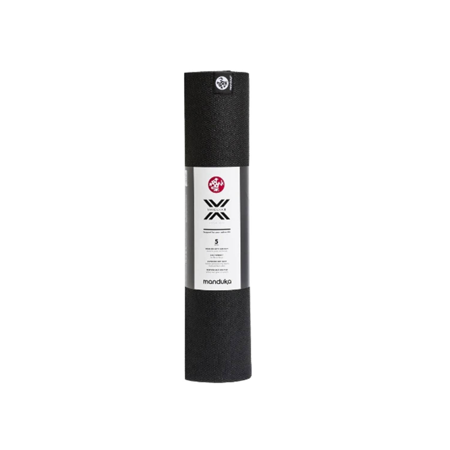 Manduka X Yoga Mat 5mm Thickness 71 Inch Long - Black