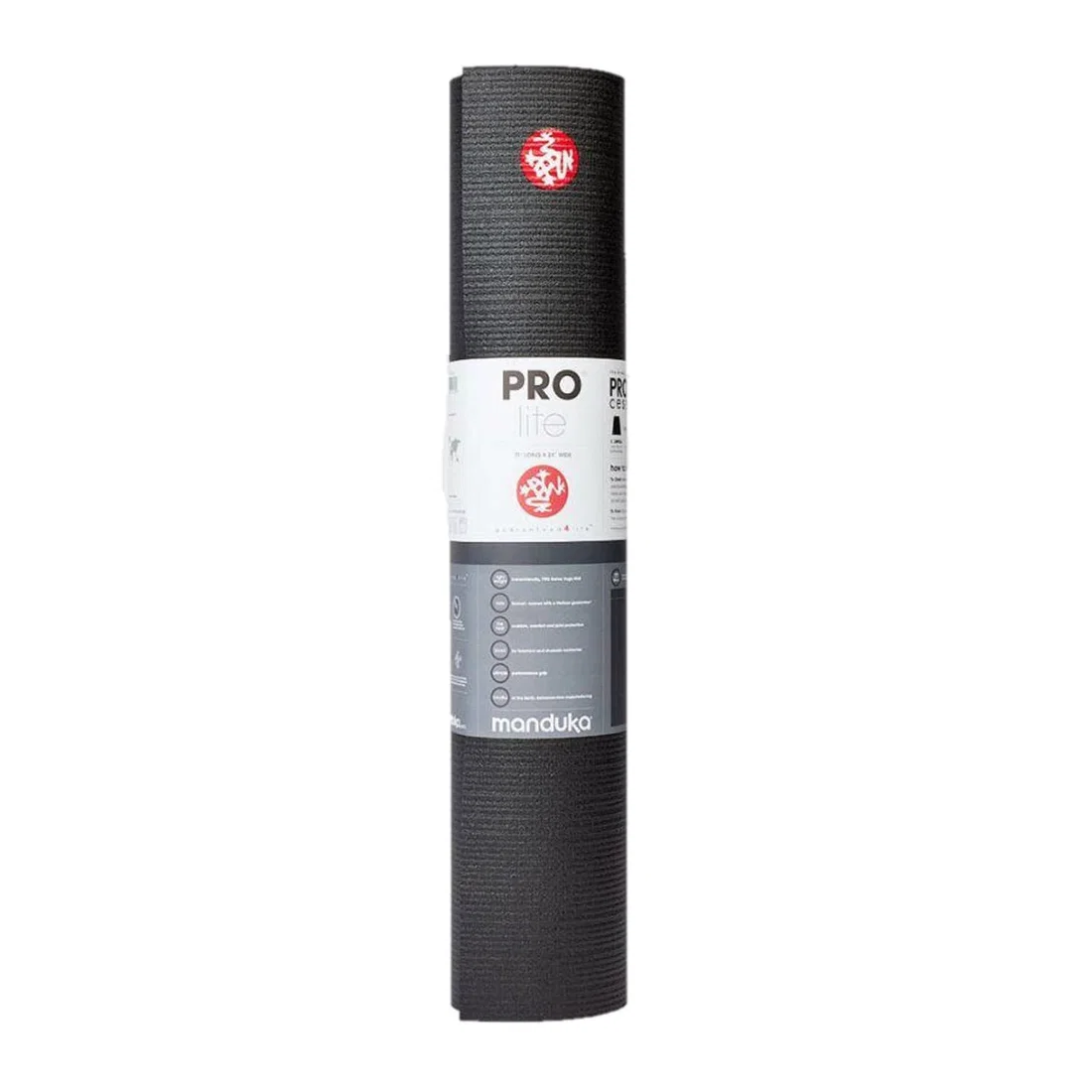 Manduka PROlite Yoga Mat 4.7mm Thickness 71 Inch Long - Black
