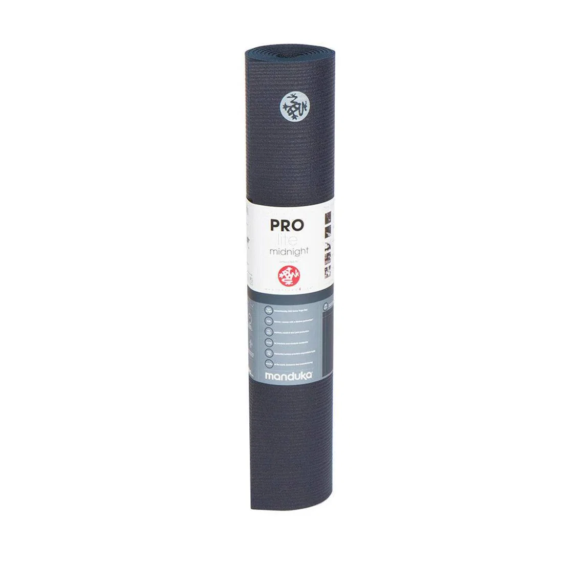 Manduka PROlite Yoga Mat 4.7mm Thickness 71 Inch Long - Midnight
