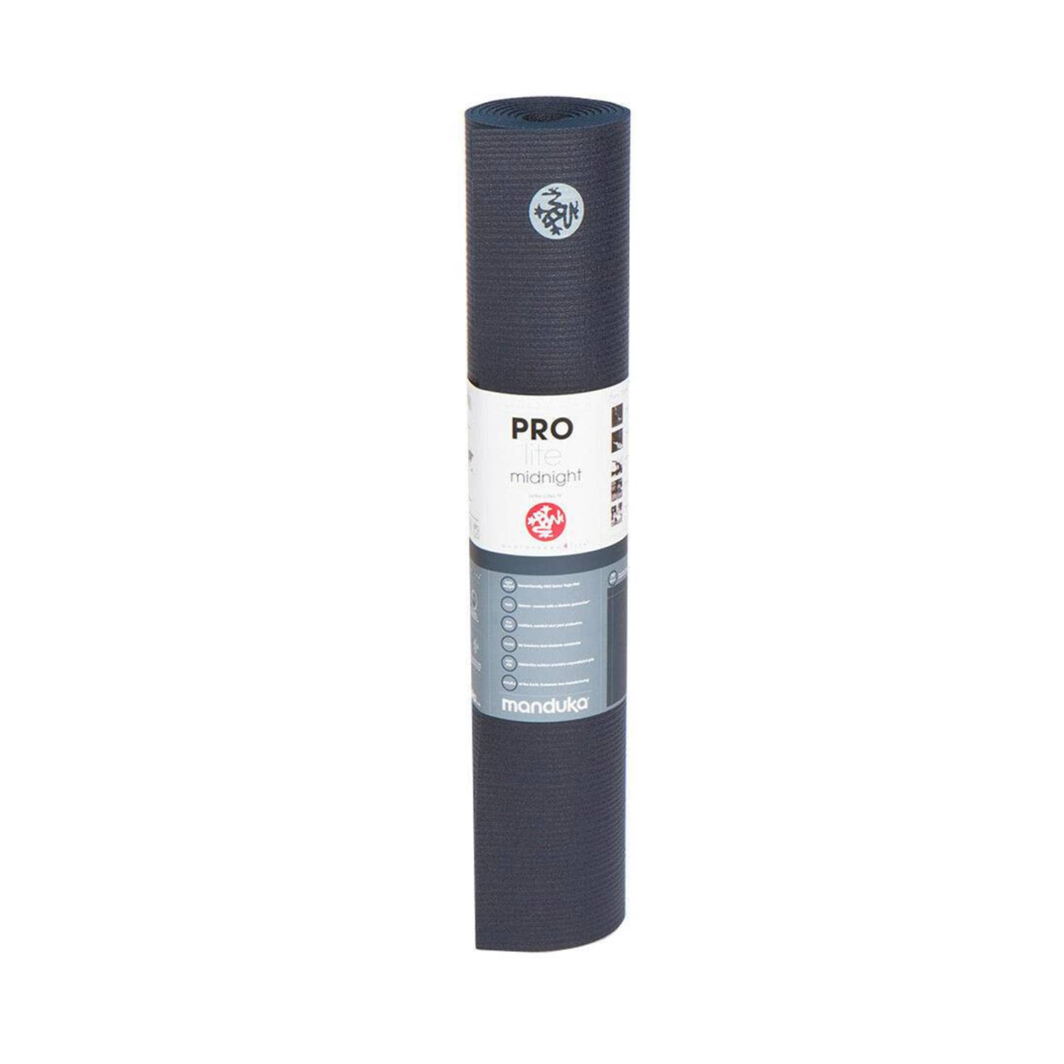 Manduka PROlite Yoga Mat 4.7mm Thickness 79 Inch Long - Midnight