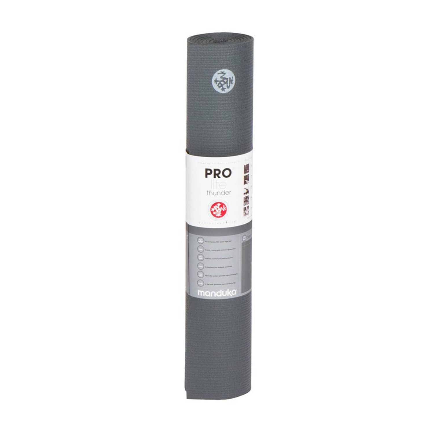 Manduka PROlite Yoga Mat 4.7mm Thickness 79 Inch Long - Thunder
