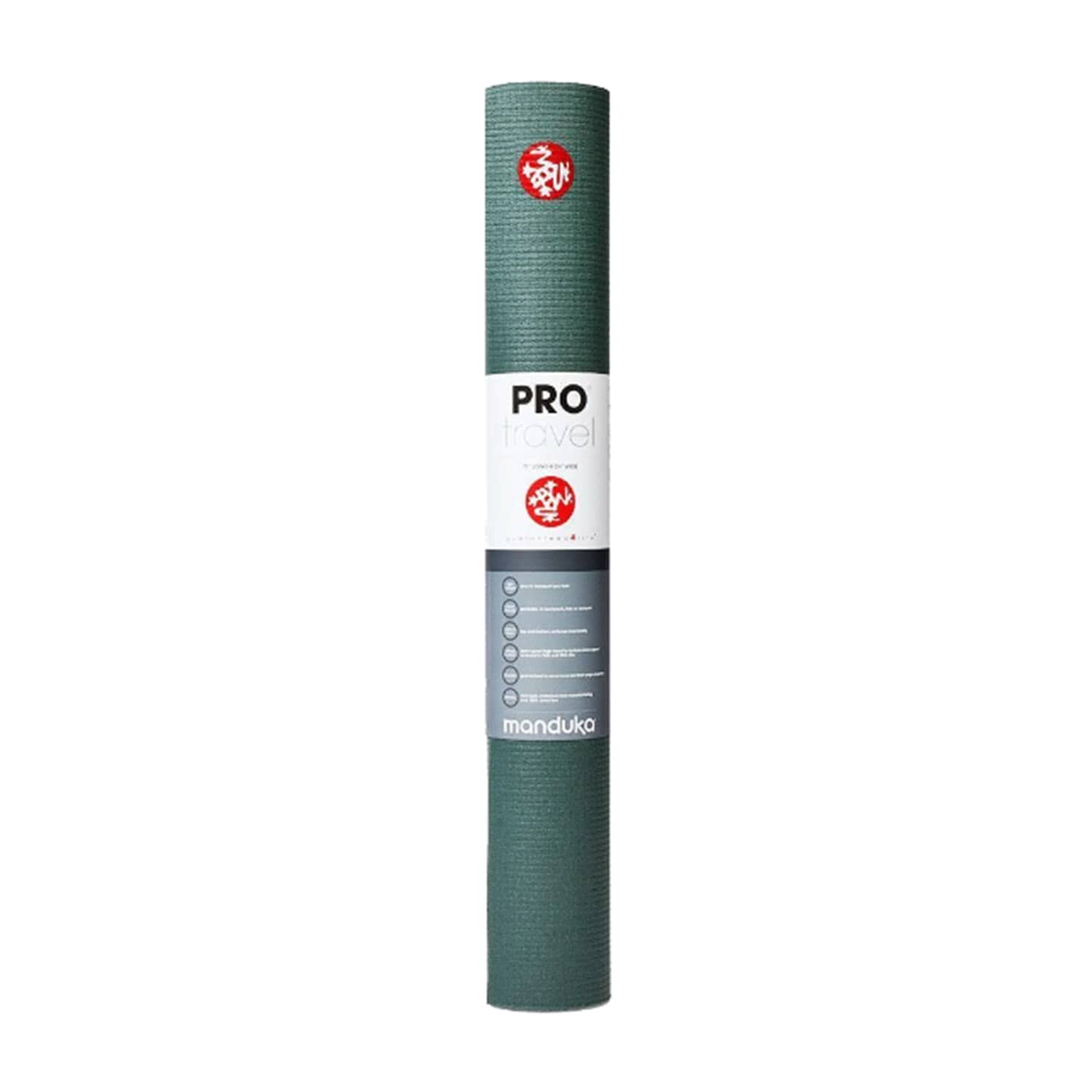 Manduka Pro Travel Yoga Mat 2.5mm Thickness 71 Inch Long - Sage