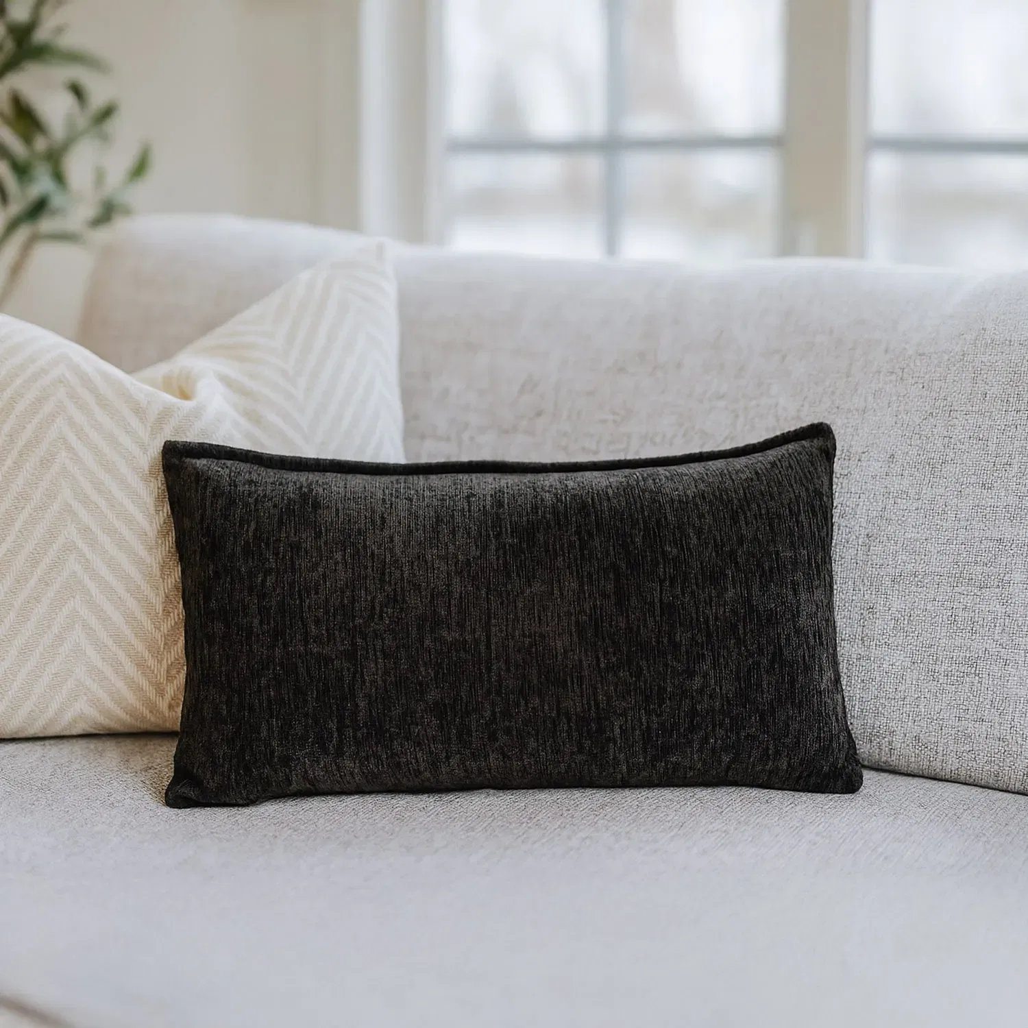 Nourest S1 Massage Pillow With Wireless Hot Compress Kneading Heat for Body Waist Neck Foot - Black