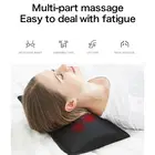 نوريست S1 Massage Pillow With Wireless Hot Compress Kneading Heat for Body Waist Neck Foot - Brown